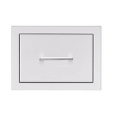 TrueFlame 17-Inch Stainless Steel Outdoor Single Drawer with Soft-Close & Heavy-Duty Tracks